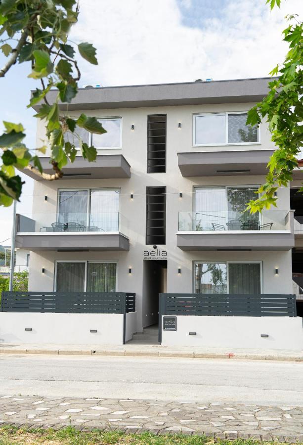 Aelia Seaside Luxury Suites Nea Karvali Zewnętrze zdjęcie